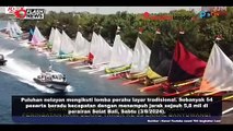 RAYAKAN HUT KE-53, LANAL BANYUWANGI GELAR LOMBA PERAHU LAYAR TRADISIONAL  LESTARIKAN BUDAYA PESISIR