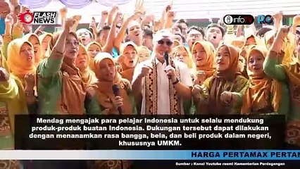 ZULKIFLI HASAN SOSIALISASI KECINTAAN PRODUK DALAM NEGERI KEPADA PARA PELAJAR DI LAMPUNG