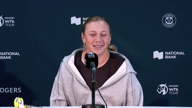 Tennis - Toronto 2024 - Amanda Anisimova : I'm pretty surprised but I'm still hungry for more