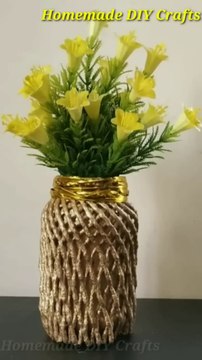 Waste Bottle Decoration Ideas - Reuse Ideas - Bottle Crafts #shorts #shortsvideo