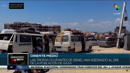 Tropas ocupantes de Israel han asesinado al 1,8% de la población de Gaza