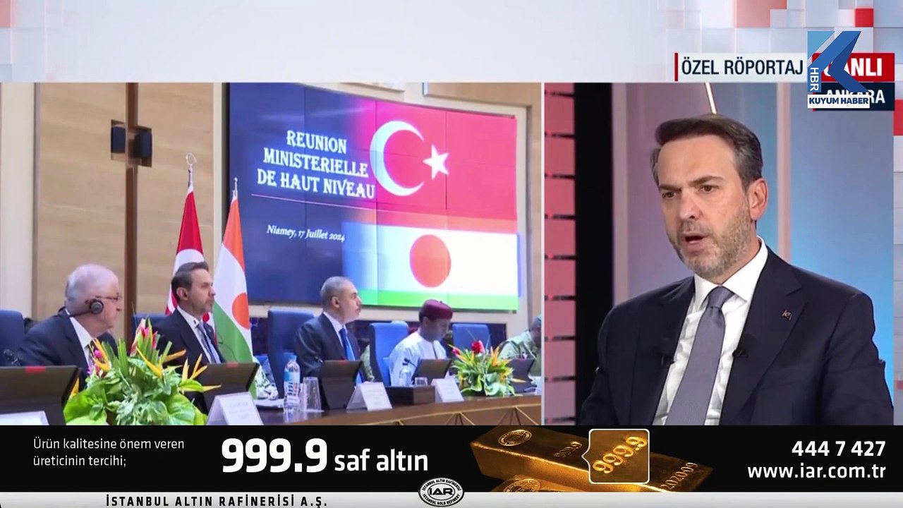 Türkiyede 2025 Yılında Nijerde Altın Üretecek. Enerji Bakanı Alparslan Bayraktar Duyurdu