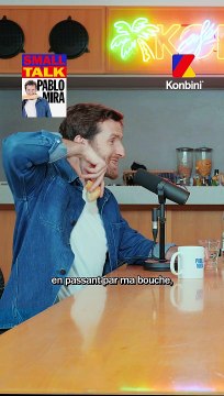 Pablo Mira ne mâche pas sa nourriture... Avec David Castello Lopes, il nous fait une petite démo
