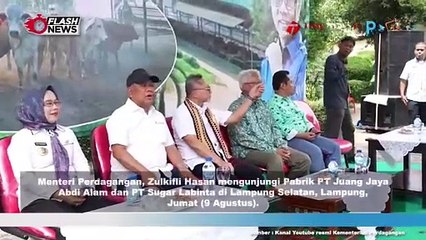 MENDAG BERKUNJUNG KE PELAKU INDUSTRI DI LAMPUNG SELATAN