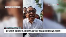 Momen Menparekraf Bersama Menteri Kabinet Jokowi-Ma'ruf Nyanyi Bersama Usai Tinjau Embung di IKN