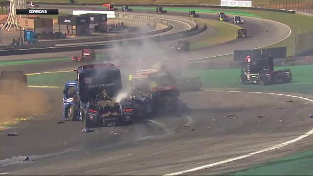 Copa Truck 2024 Interlagos Lopes Giordano Rufino Big Crash