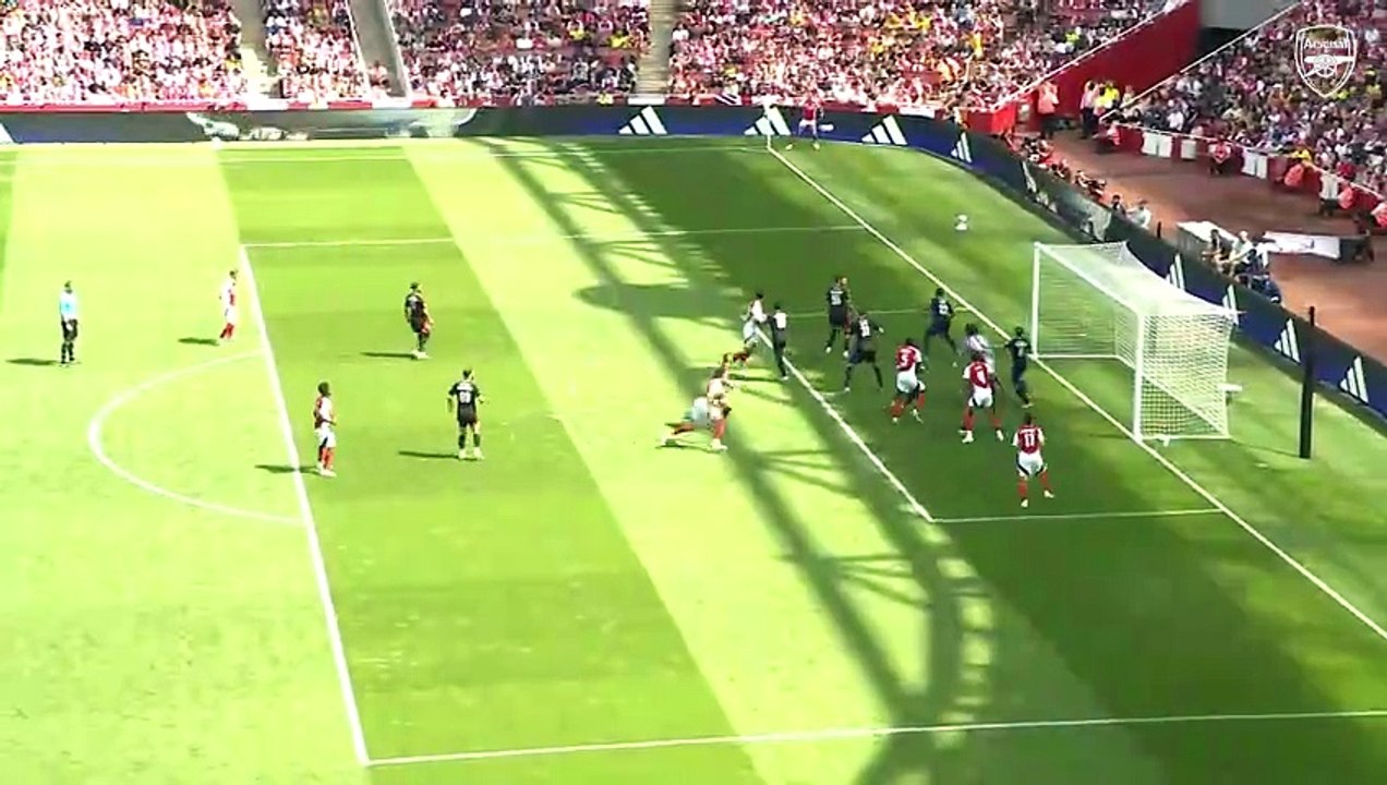 RICCARDO CALAFIORI MAKES DEBUT ❤️ | HIGHLIGHTS | Arsenal vs Olympique Lyonnais (2-0) | Emirates Cup