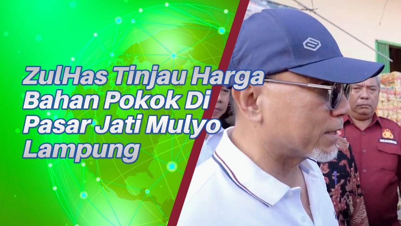 Zulhas Ke Pasar Cek Harga Bahan Pokok Dan Ini Yang Disampaikannya