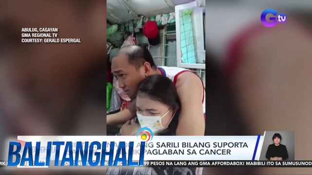 Mister, kinalbo ang sarili bilang suporta sa misis na nakikipaglaban sa cancer | Balitanghali