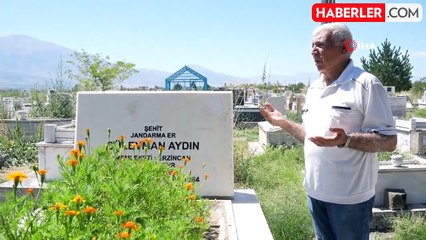 Teröre verilen ilk şehit Süleyman Aydın, kabri başında anıldı