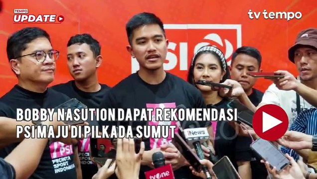 Usai Main Bola Bareng Kaesang, Bobby Nasution Dapat Rekomendasi PSI Maju di Pilkada Sumut