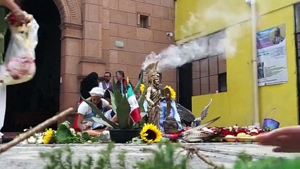 NO COMMENT: Comunidades indígenas honran en la capital mexicana la herencia mexica