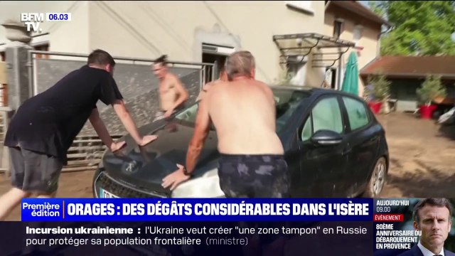 Les voitures flottaient : l'épisode orageux en Isère a provoqué d'importants dégâts