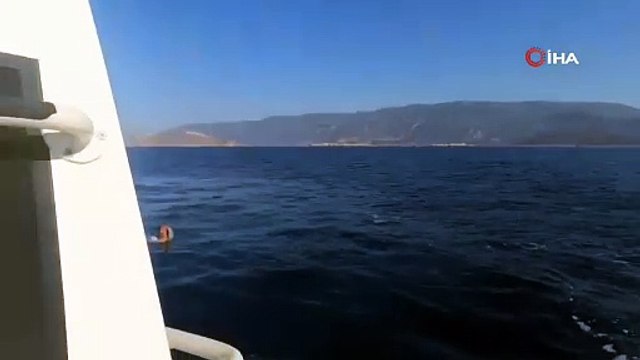 Cezaevinden izinli çıkmıştı, Ege'de yüzerek firar ederken yakalandı