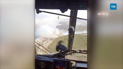 İzmir Aliağa’da Nemport limanı bölgesinde orman yangını