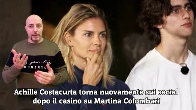 Achille Costacurta torna nuovamente sui social dopo il casino su Martina Colombari
