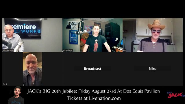 Robert of Stone Temple Pilots and Ed from LIVE talk JACK's BIG 20th Jubilee