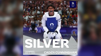 Olympic Games 2024: Caden Cunningham just falls short of pre-games aspirations for Taekwondo gold but has done the nation proud