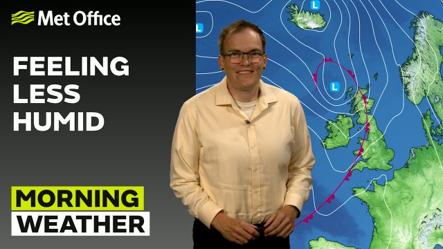 Met Office Morning Weather Forecast - 13/08/24 – Warm to the east, wetter to the west