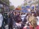 blocus et manifestation lycéenne dans Paris le 17 avril.