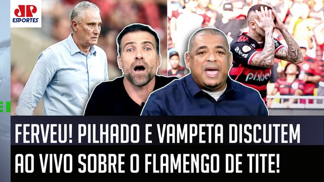 TRETA! AGORA VOCÊ VAI ESCUTAR!!! A REAL é que o Tite no Flamengo... Pilhado e Vampeta DISCUTEM!