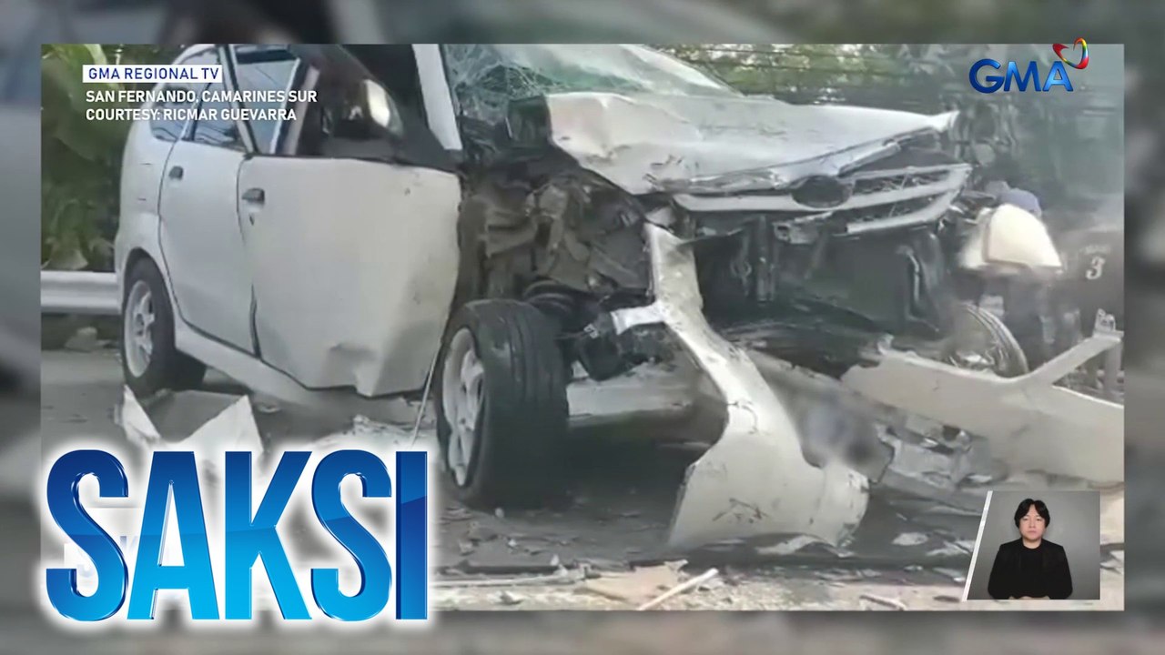 Isa patay sa salpukan ng MPV at trailer truck; driver ng MPV, iniimbestigahan kung nakaidlip | Saksi