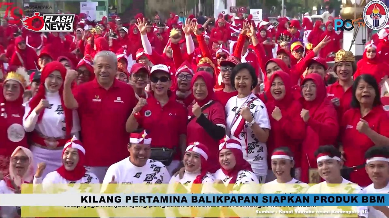 Kemenpora Peringati 6 Tahun Pemecahan Rekor Dunia Poco-poco dengan Senam Bersama FOK