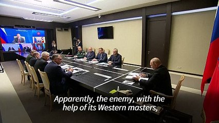 'The West is at war with us': Putin as 120,000 evacuated from Kursk region fighting