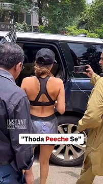 Malika Aurora reminds fans to keep a respectful distance.