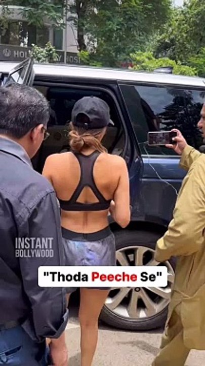 Malika Aurora reminds fans to keep a respectful distance.