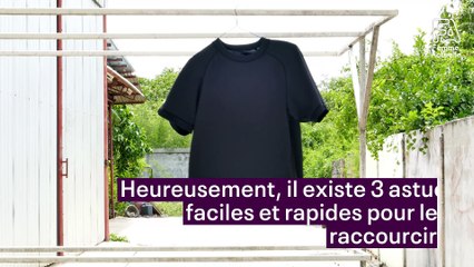 Comment raccourcir un tee-shirt sans coudre ni couper ?