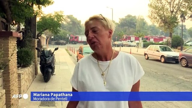 Grécia ordena mais evacuações e incêndios florestais se aproximam de Atenas