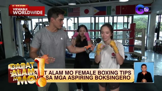 Boxing 101 with Juancho Triviño | Dapat Alam Mo!