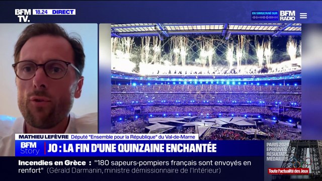 Mathieu Lefèvre (Ensemble): Les femmes et les hommes politiques devraient s'inspirer des valeurs de l'olympisme (...) et cesser d'opposer les Français les uns aux autres
