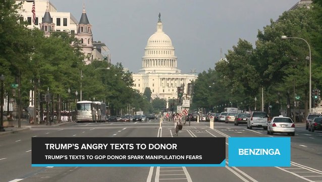 Trump's Alleged Texts to Wealthy GOP Donor Spark Worry Among His Advisors that the Former President Is Being Manipulated