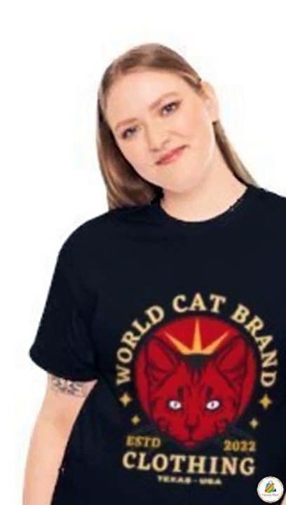 Red Cat With black t shirt design #tshirtdesigns #shirts #clothing