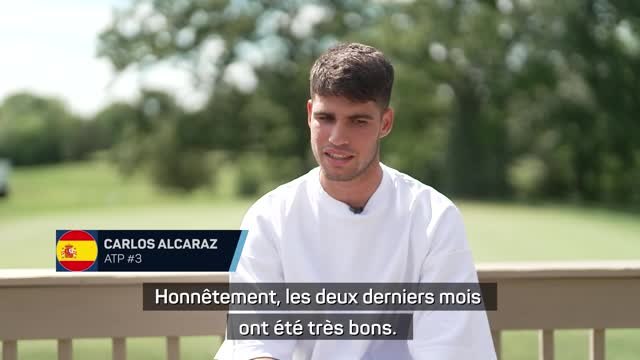 Cincinnati - Alcaraz : Satisfait des trois derniers tournois disputés
