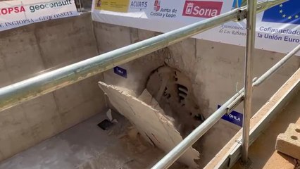 Así ha llegado la tuneladora Saturia al final del emisario de 5 kilómetros para conducir las aguas residuales de Soria
