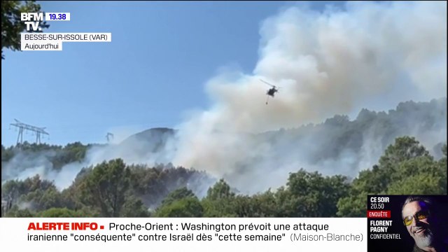 Var: un incendie a parcouru 6 hectares à Besse-sur-Issole