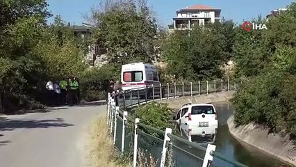 Sulama kanalına uçtu! Bu araçtan burnu kanamadan çıktı
