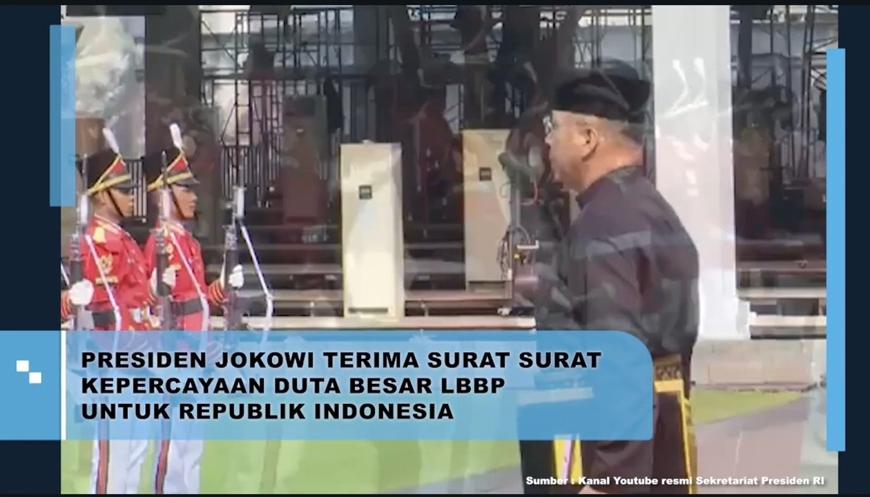 Presiden Jokowi Terima Surat Surat Kepercayaan Duta Besar LBBP untuk Republik Indonesia
