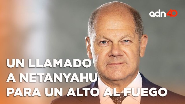 Canciller de Alemania, Olaf Scholz hace un llamado a Israel para un alto al fuego en Gaza