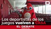 Los deportistas de los Juegos vuelven a casa: 