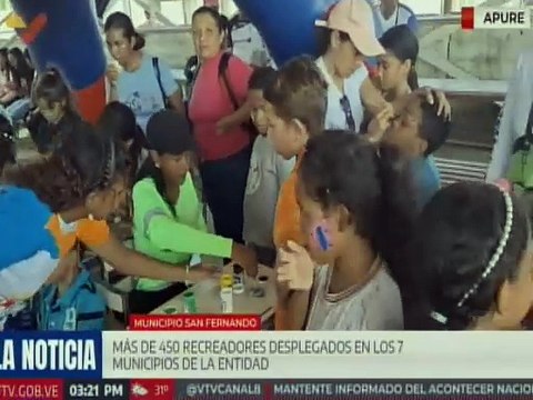 Apure | Niños y niñas de 7 municipios son favorecidos con el Plan Vacacional Comunitario 2024