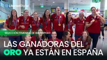 Las campeonas olímpicas de waterpolo llegan a Barcelona