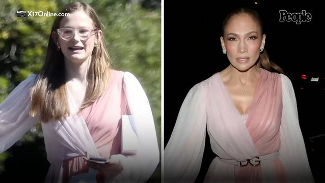 Violet Affleck Recycles Romantic Dress Jennifer Lopez Wore on 2023 Valentine's Day Date with Ben Affleck