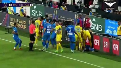 Cristiano Ronaldo Fight And Red Card