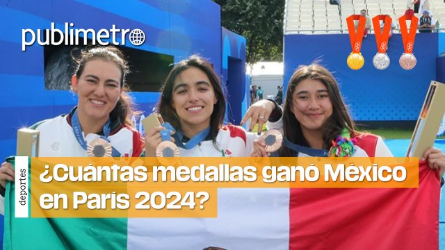 ¿Cuántas medallas ganó México en los Juegos Olímpicos de París 2024?
