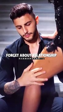 Forget about relationships