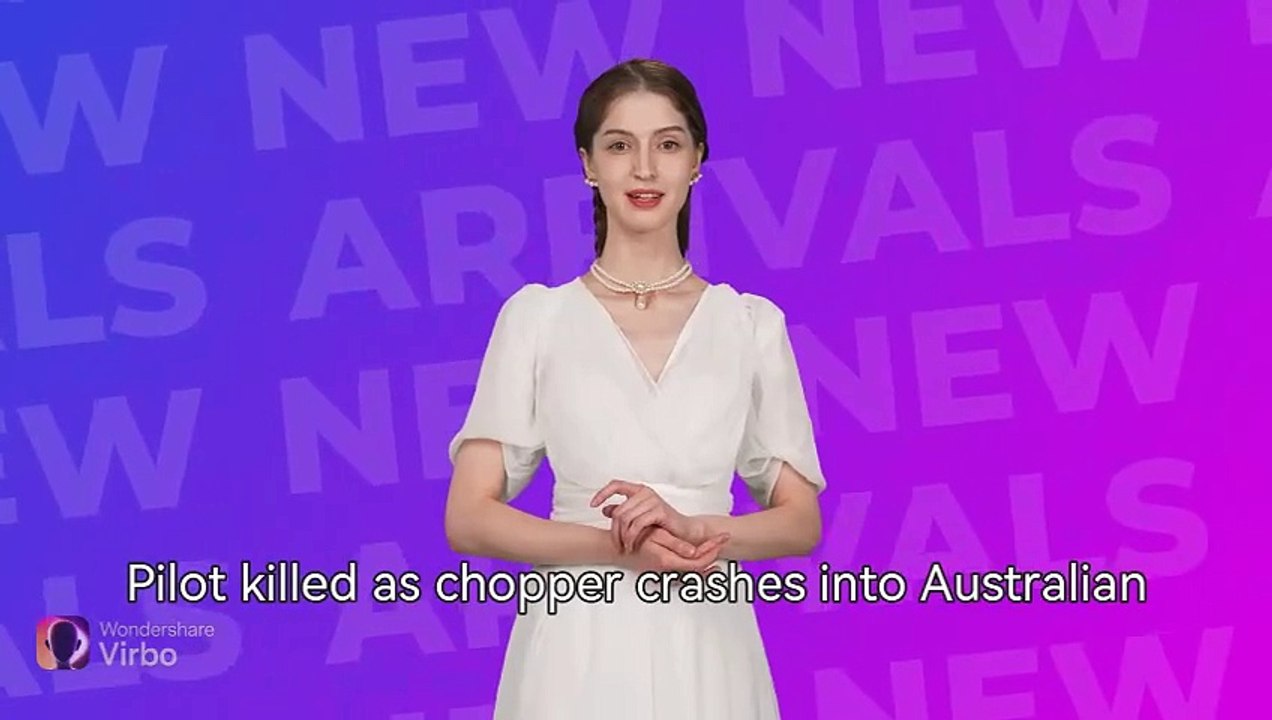 bbc news A i pilot killed as chopper crashes into Australian hotal